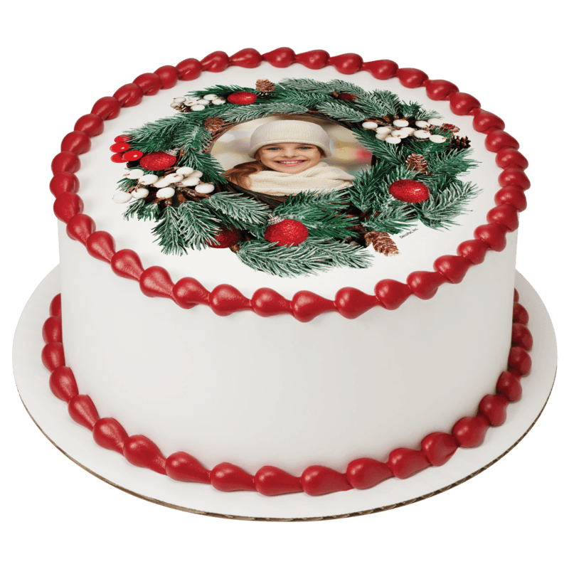 Holiday Wreath Cake