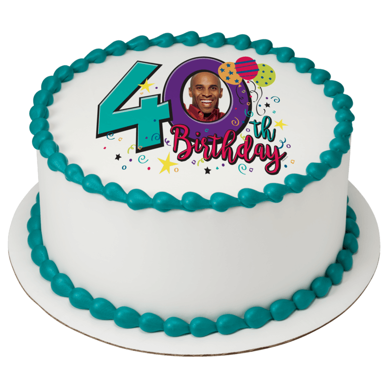 Happy 40th Birthday Cake