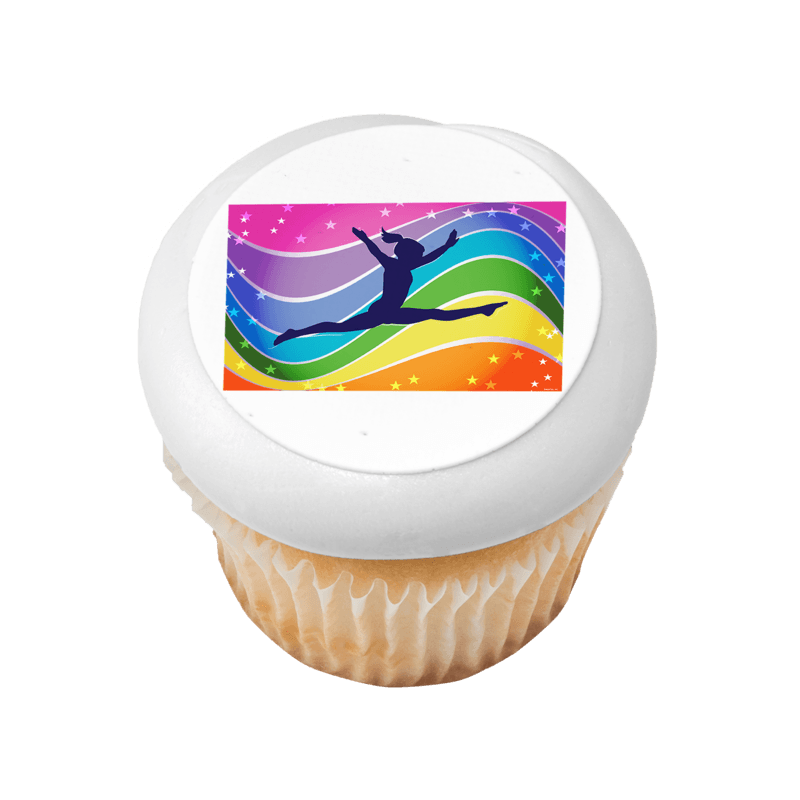 Gymnastics Cupcake