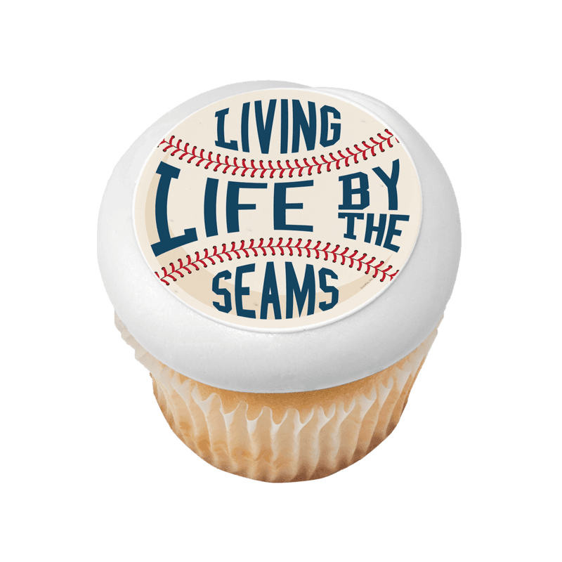 Living Life by the Seams Cupcake