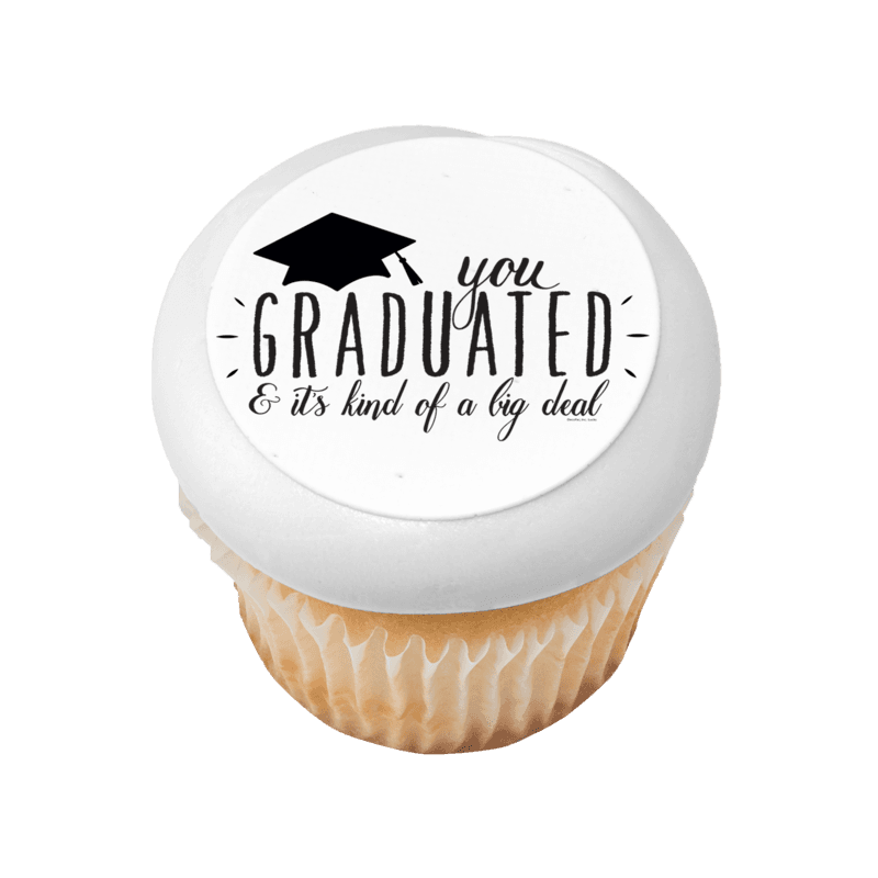 Big Deal Grad Cupcake