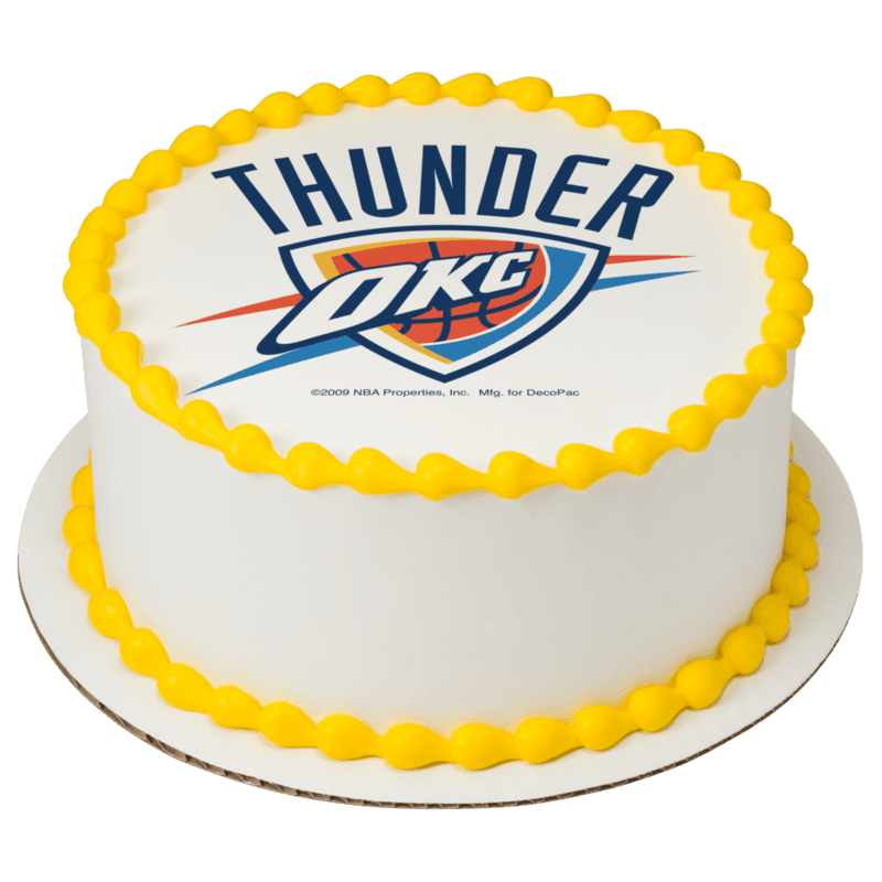 NBA Oklahoma City Thunder Cake