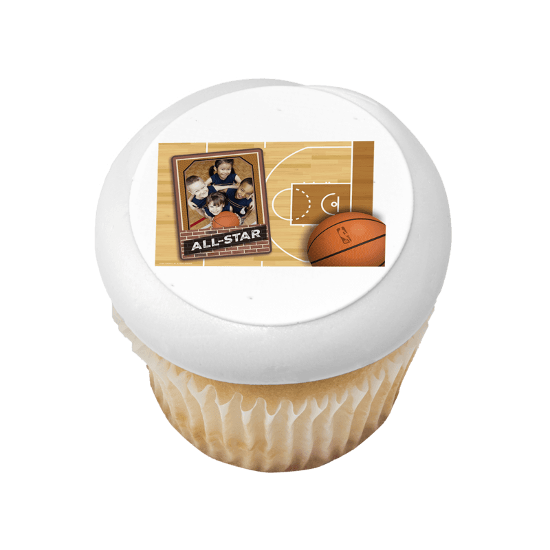 NBA All-Star Court Cupcake