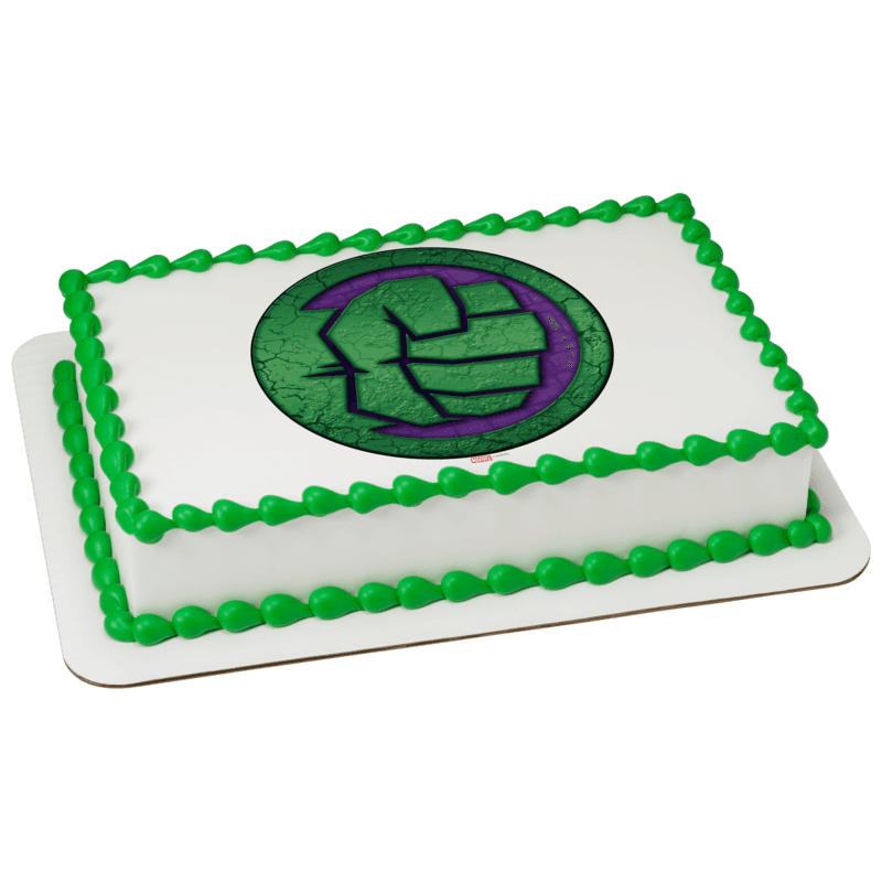 MARVEL Avengers Hulk Icon Cake