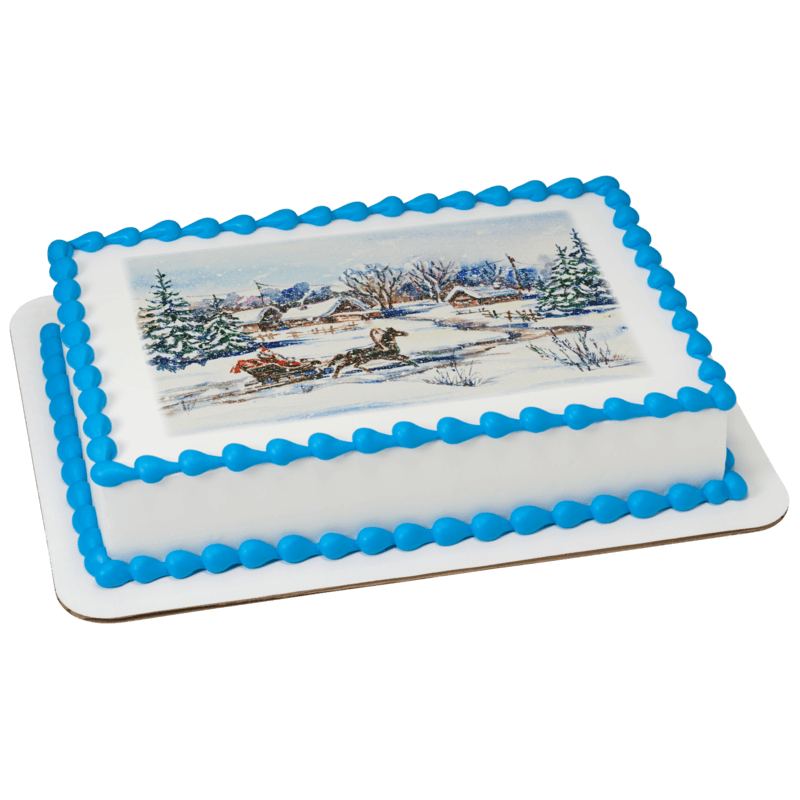 Sleigh Bells Ringing Cake
