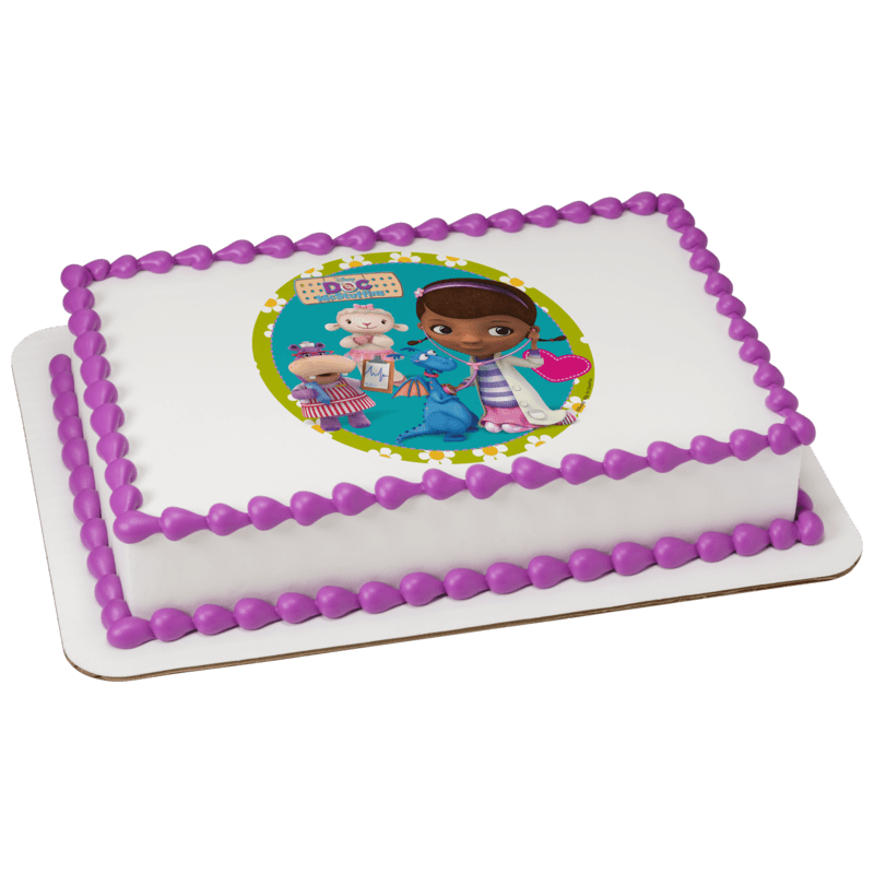 Disney's Doc McStuffins Doc and Friends Cake