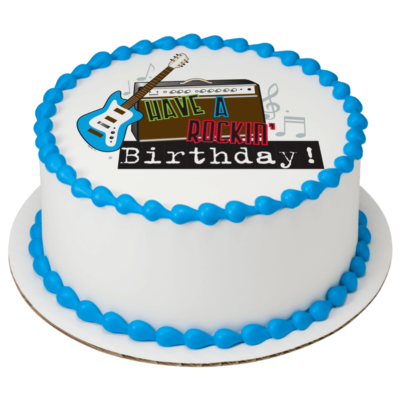 Rockin' Birthday Cake