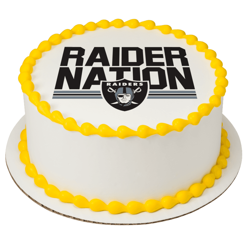 NFL Las Vegas Raiders Raider Nation Cake
