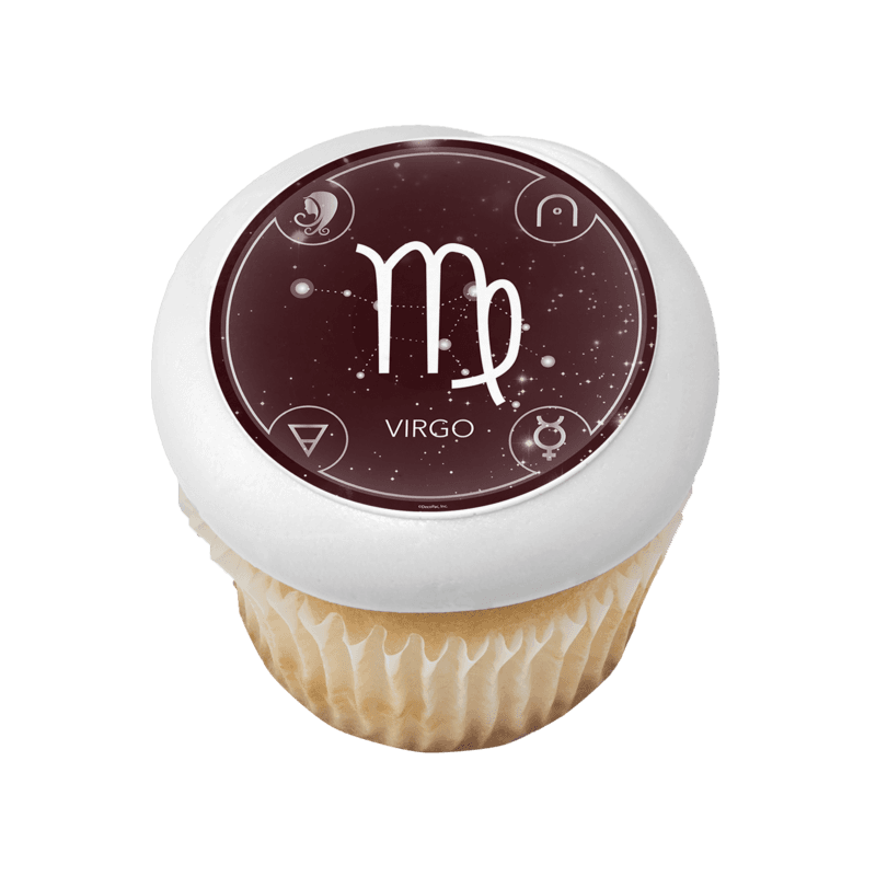 Zodiac Virgo Cupcake