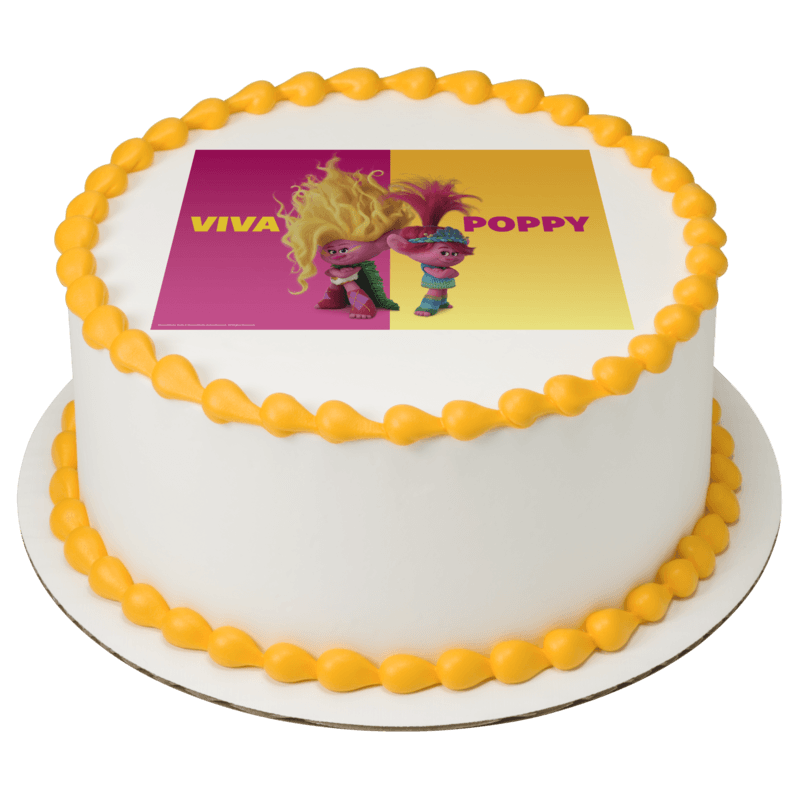 DreamWorks Trolls Poppy and Viva Cake