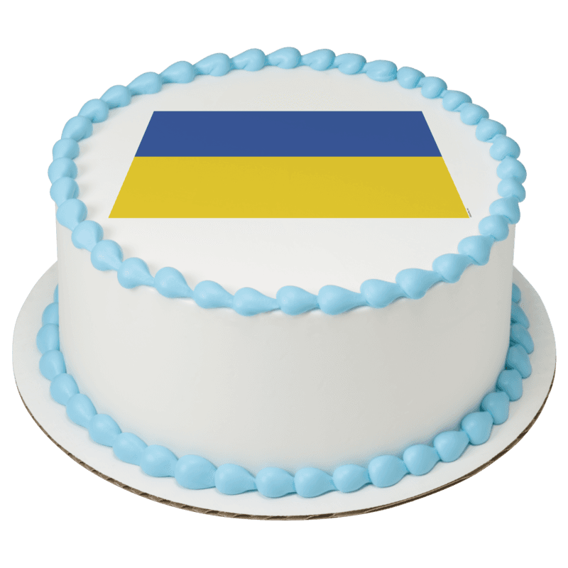 Ukraine Country Flag Cake
