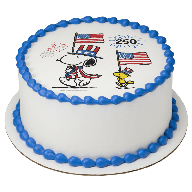 Peanuts® Snoopy® 250th Celebration Cake