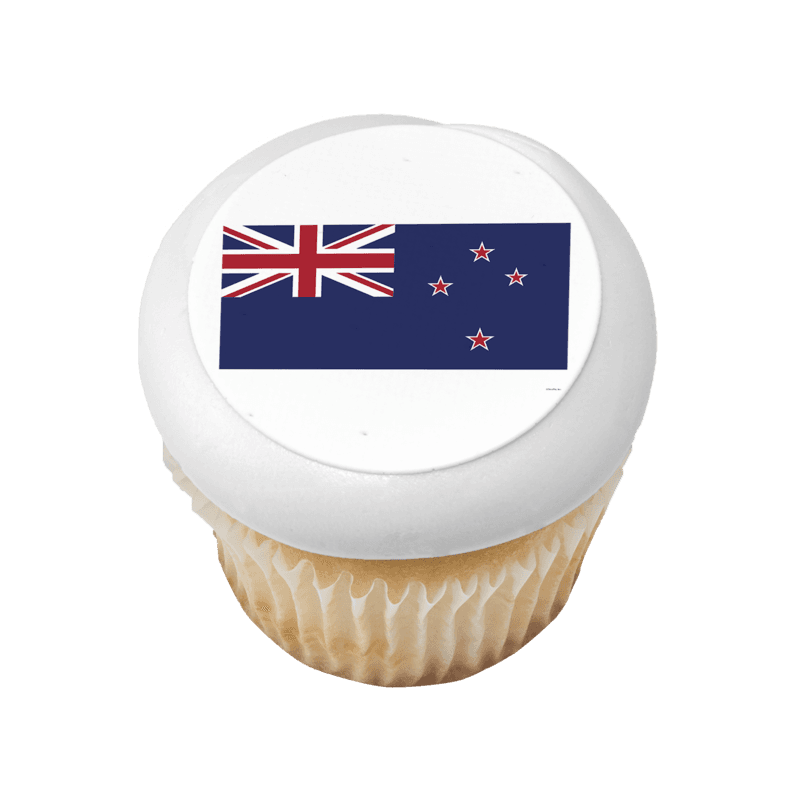 New Zealand Country Flag Cupcake