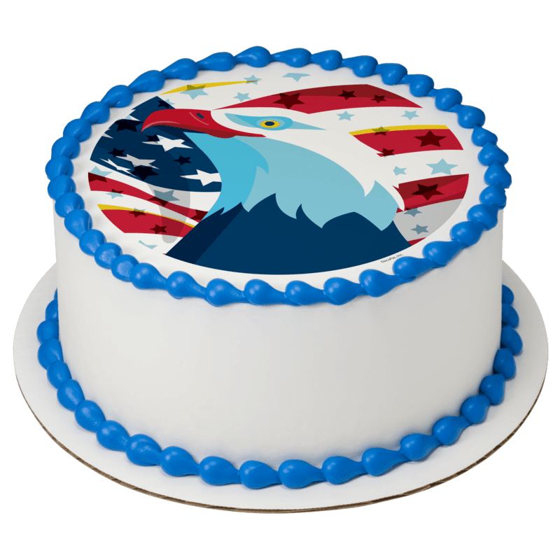 Patriotic Eagle Cake