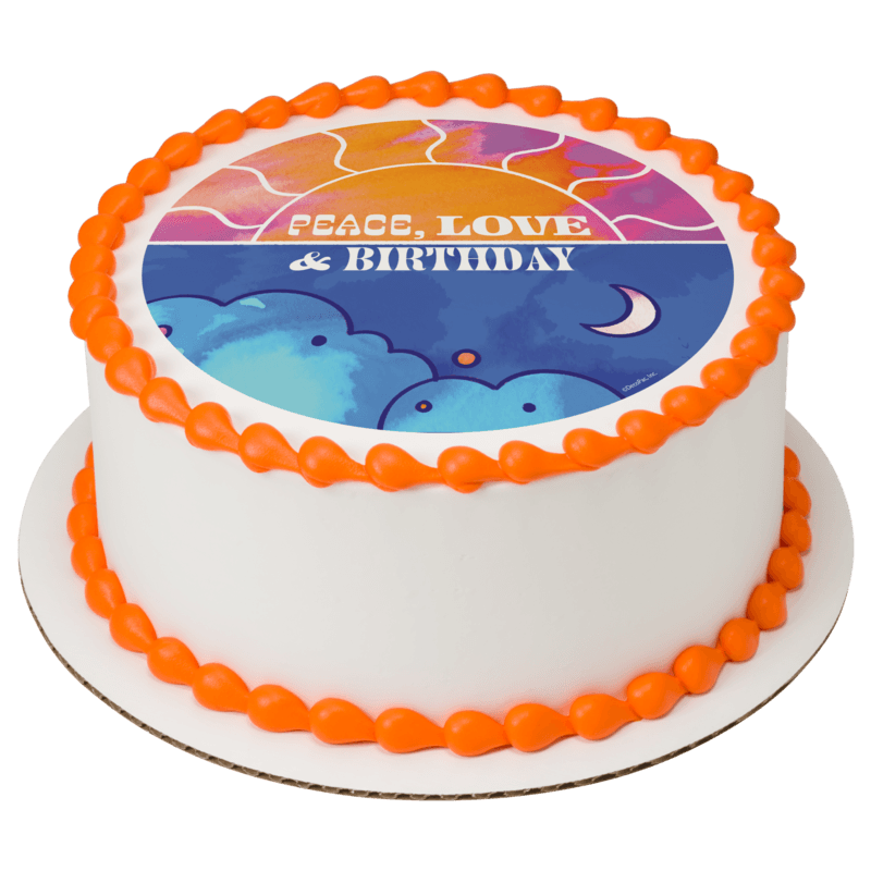 Peace, Love & Birthday Cake