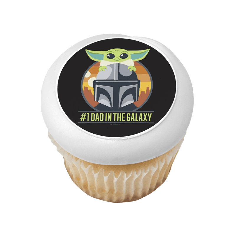 STAR WARS™ The Mandalorian #1 DAD in the Galaxy Cupcake