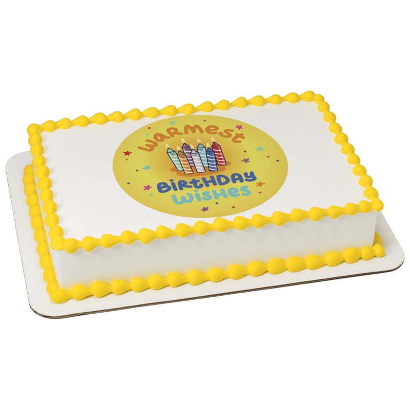 Warmest Birthday Wishes Cake