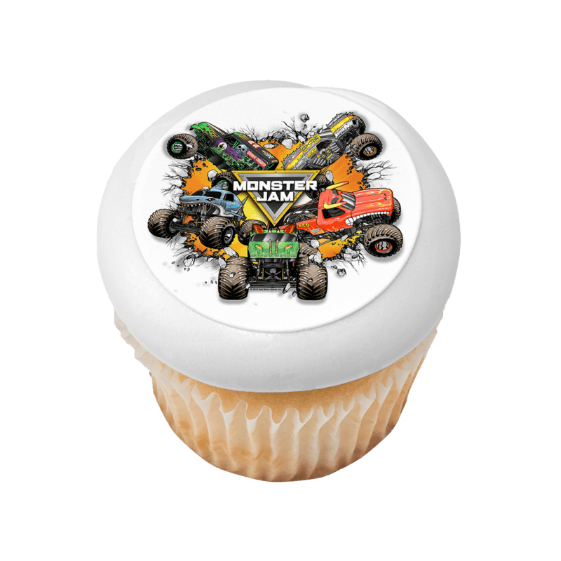 Monster Jam® Monster Trucks Cupcake