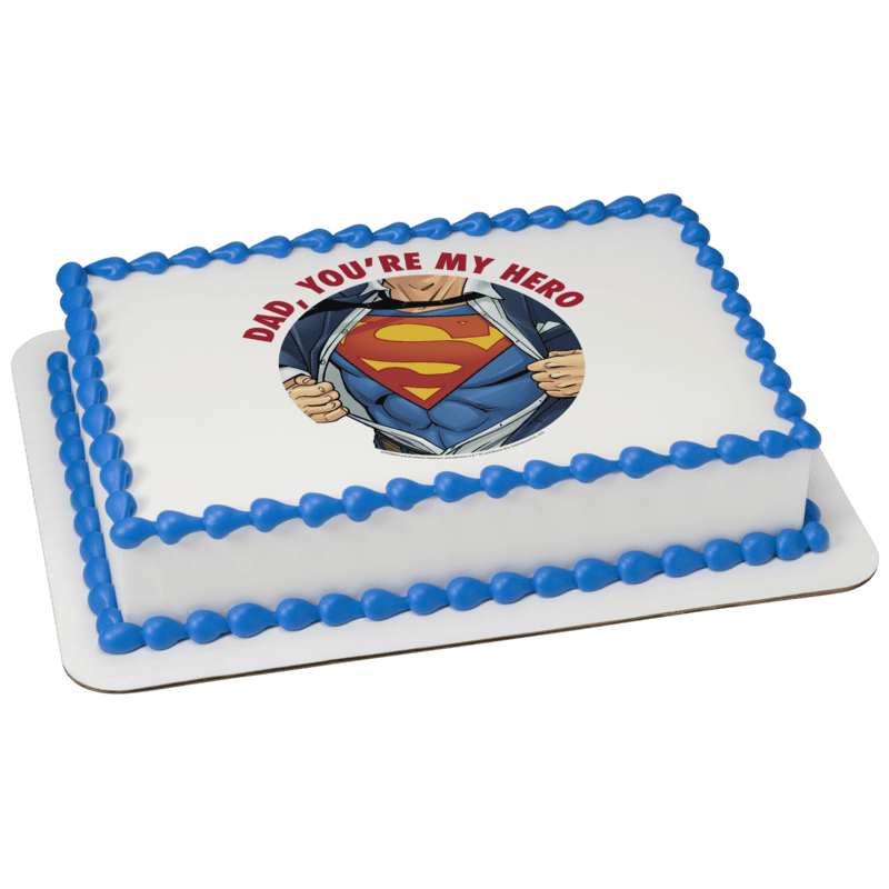 Superman™ Dad, You're my Hero Cake