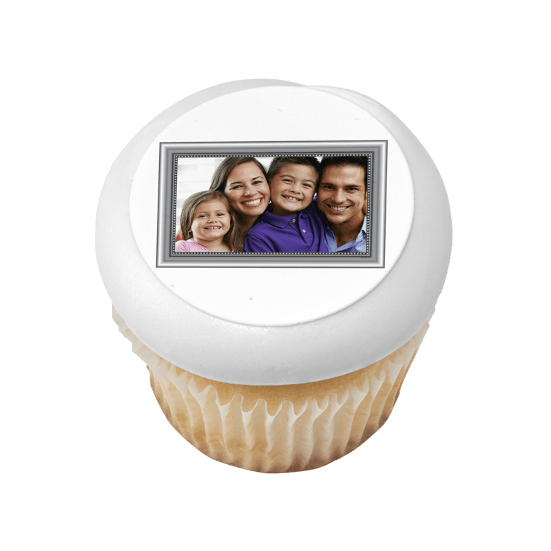 Silver Frame Cupcake