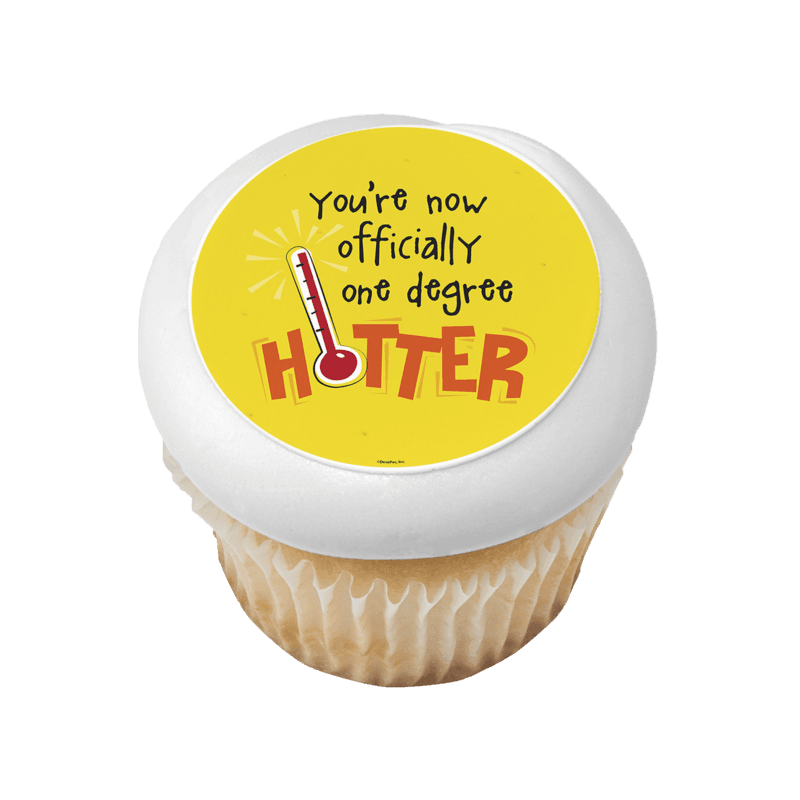 Officially One Degree Hotter Cupcake
