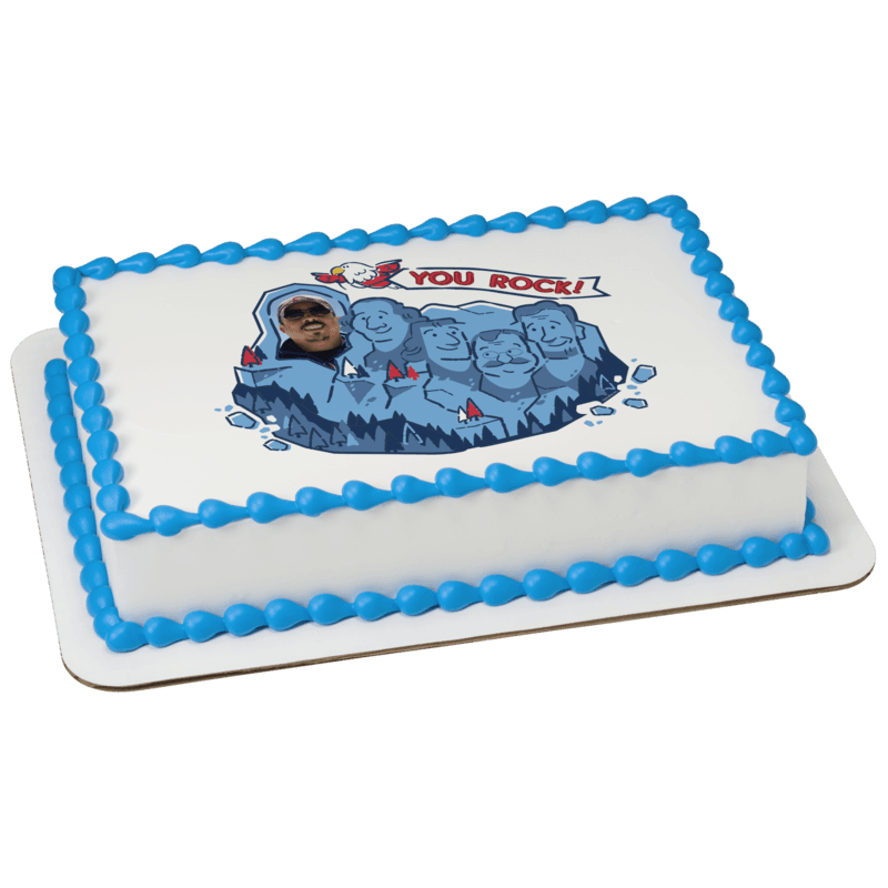 Mount Rushmore Cake