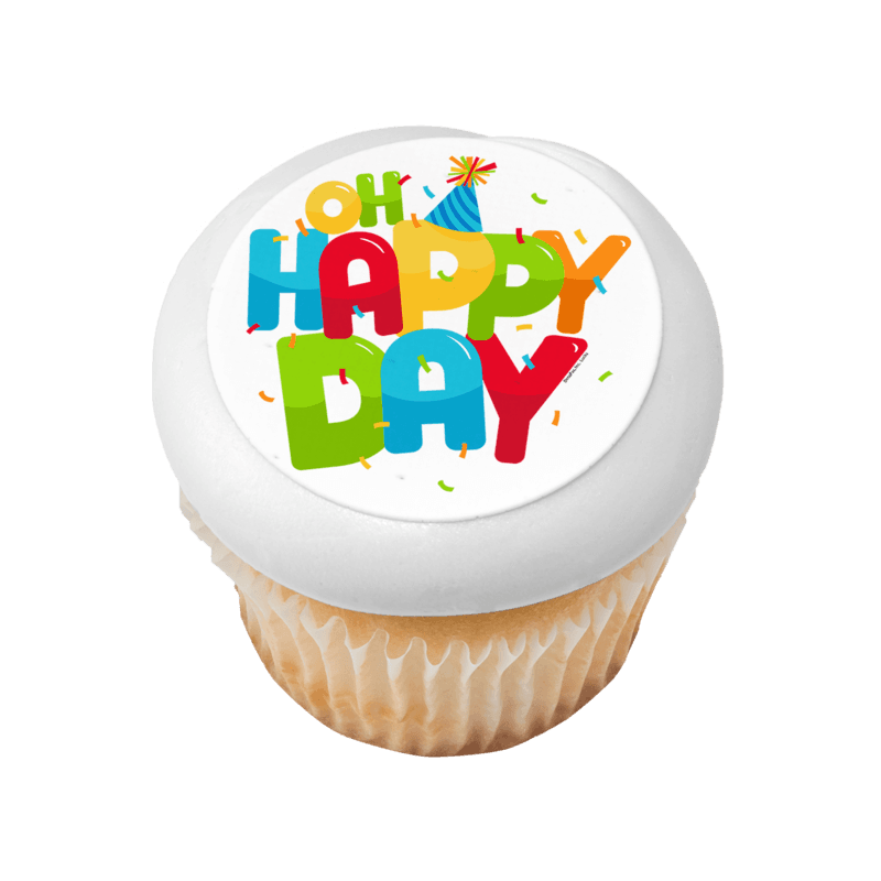 Oh Happy Day Cupcake