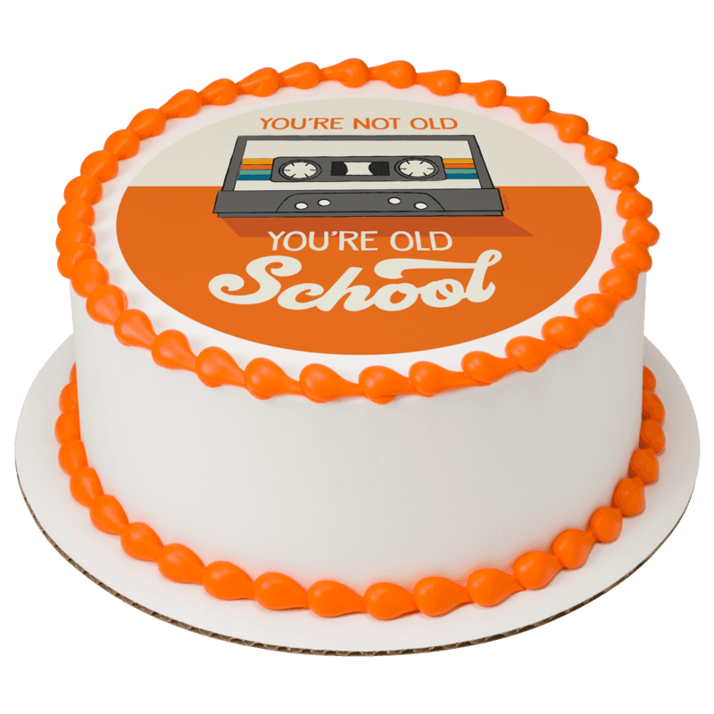 Old School Birthday Cake
