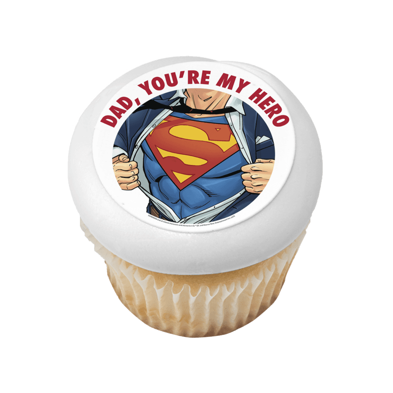 Superman™ Dad, You're my Hero Cupcake