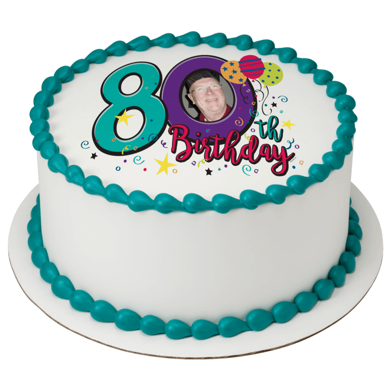 Happy 80th Birthday Cake
