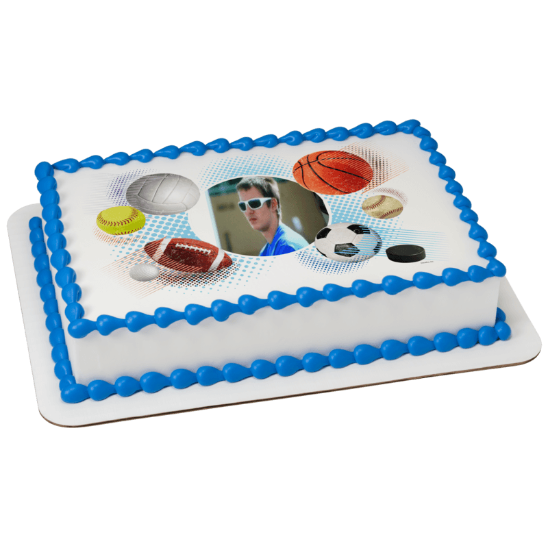 Sports Collage Cake