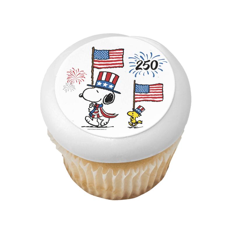 Peanuts® Snoopy® 250th Celebration Cupcake