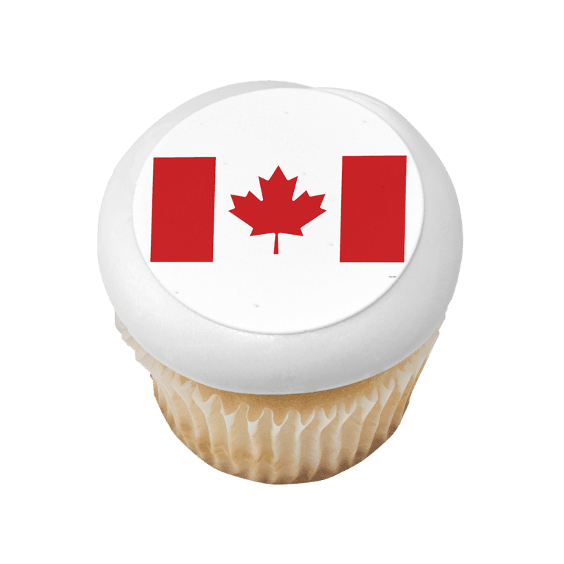 Canada Country Flag Cupcake
