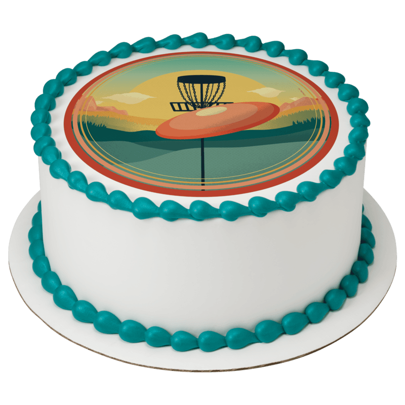 Disc Golf Cake