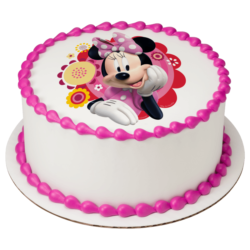 Disney Minnie Mouse Dots & Daisies Cake