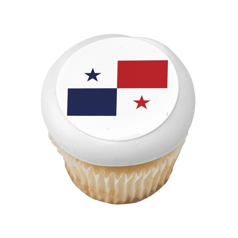 Panama Country Flag Cupcake