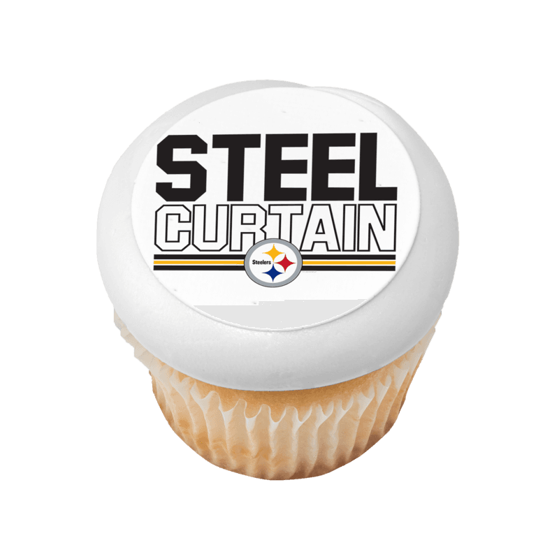NFL Pittsburgh Steelers Steel Curtain Cupcake