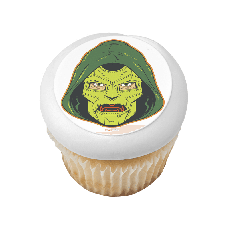 Marvel's Dr. Doom Cupcake