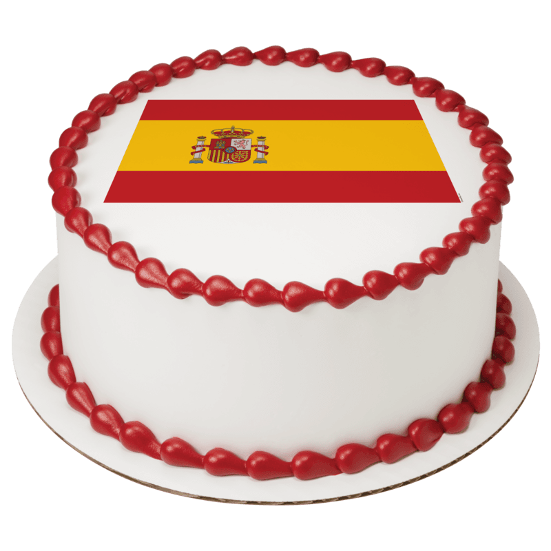 Spain Country Flag Cake