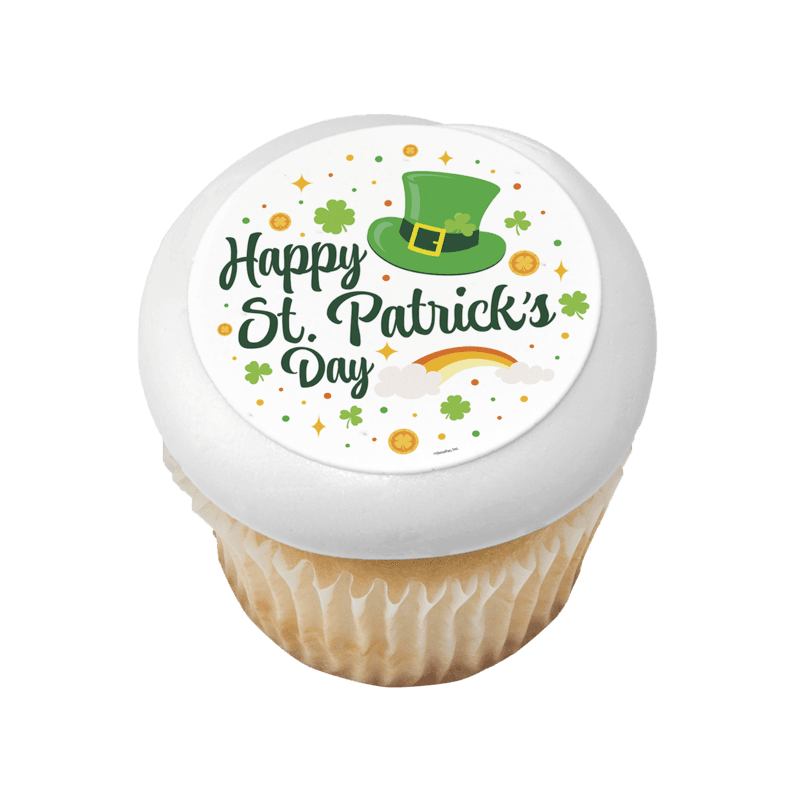 Happy St. Patrick's Day Cupcake
