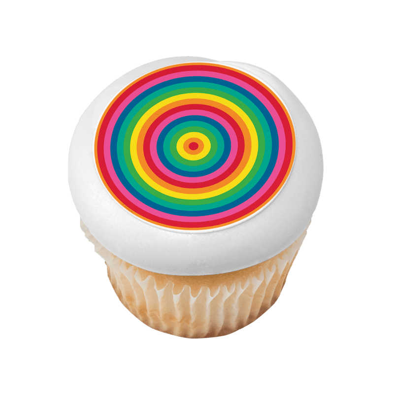 Rainbow Cupcake