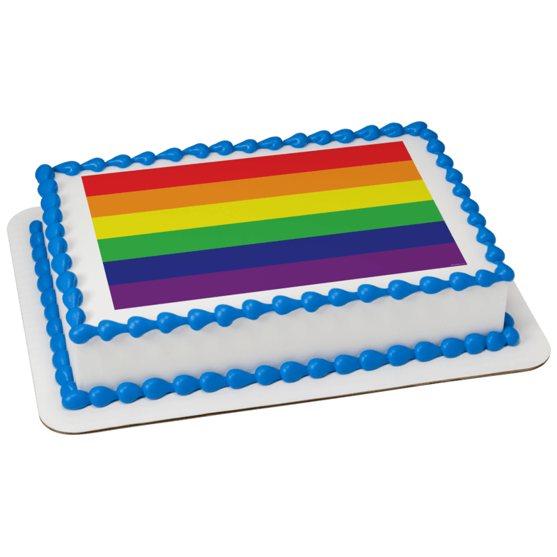 Pride Flag Cake