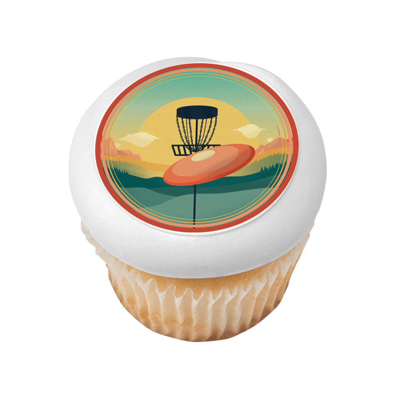 Disc Golf Cupcake
