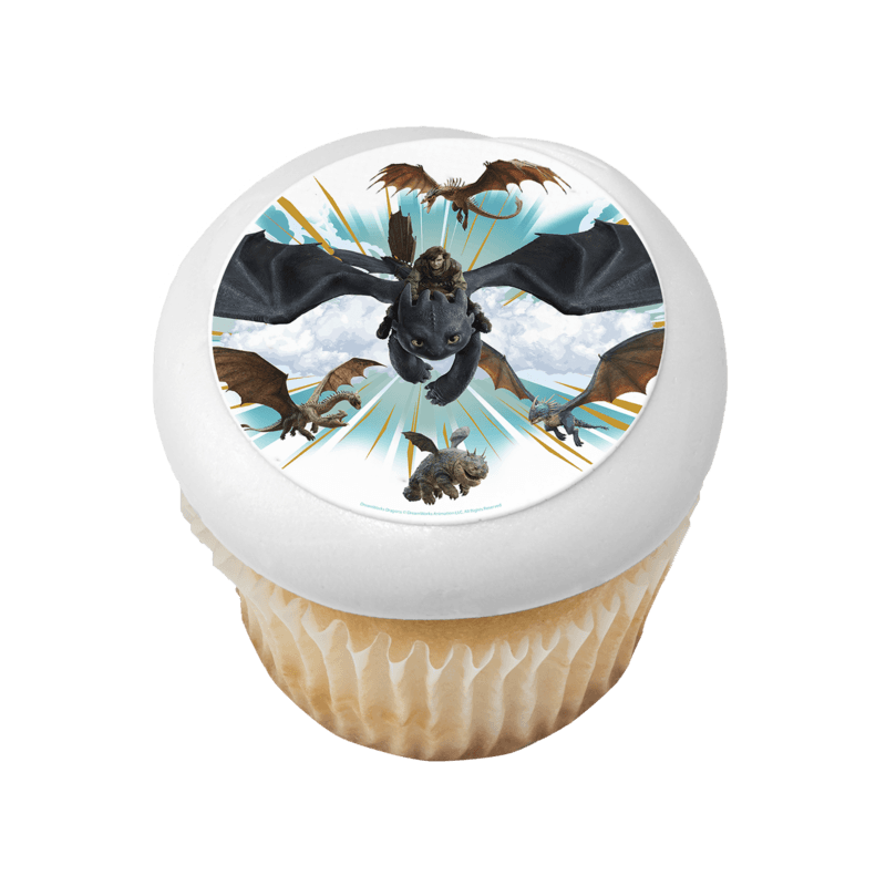 DreamWorks How to Train Your Dragon Chase the Wind Cupcake