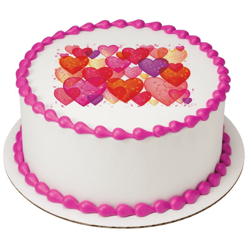 Hearts Cake