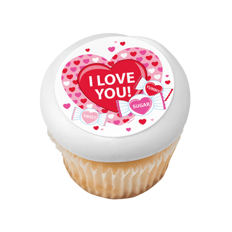 Sweet Candy Cupcake