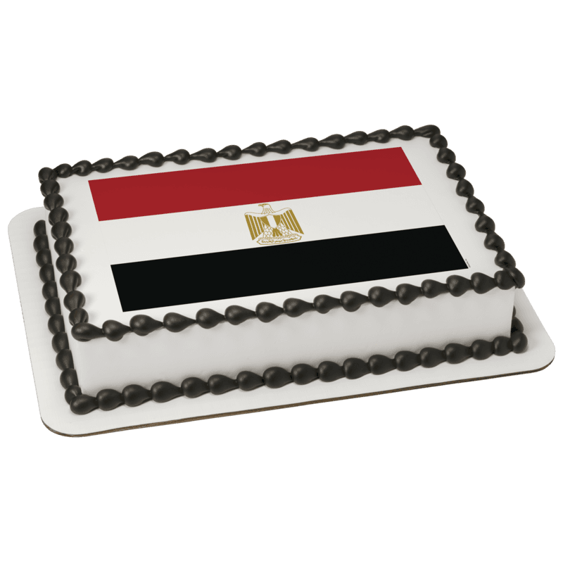 Egypt Country Flag Cake