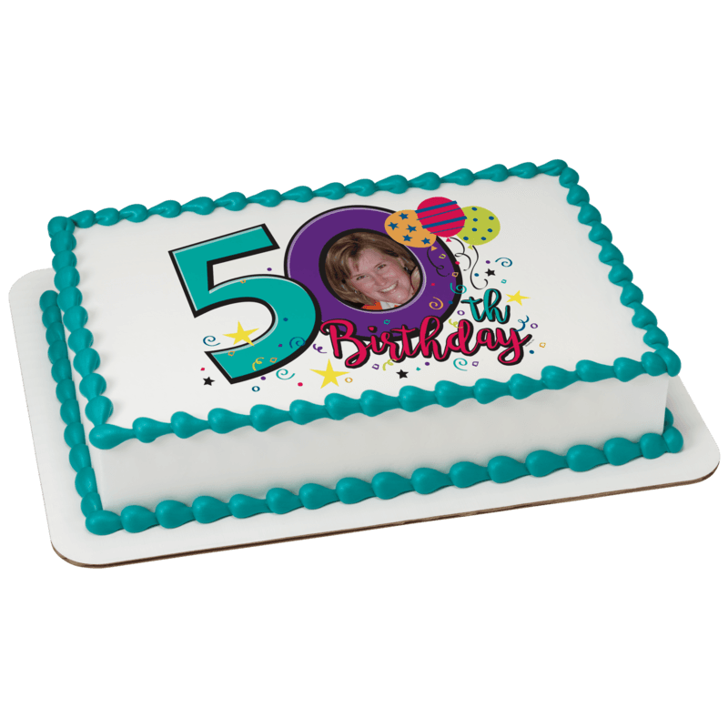 Happy 50th Birthday Cake