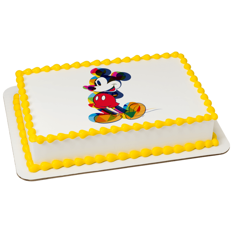 Mickey Mouse One Of A Kind Colorful Cake