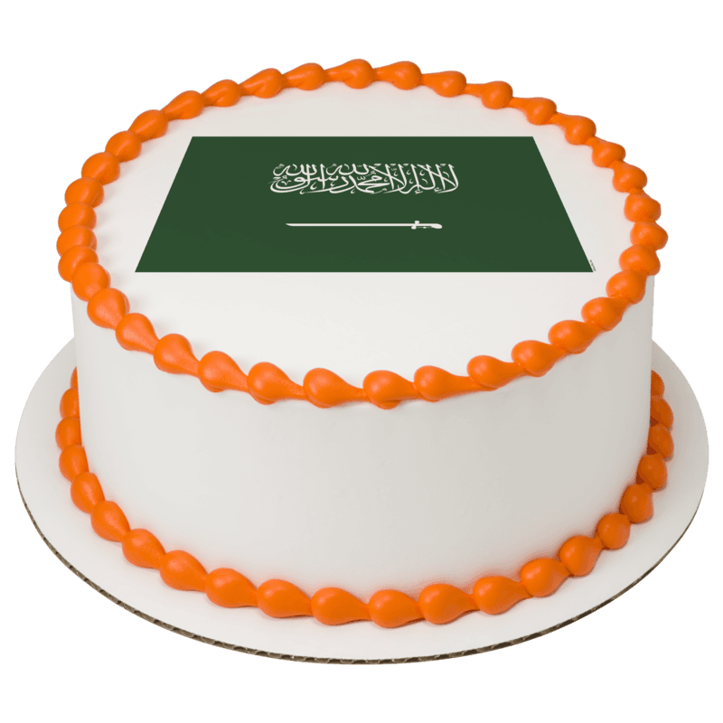 Saudi Arabia Country Flag Cake